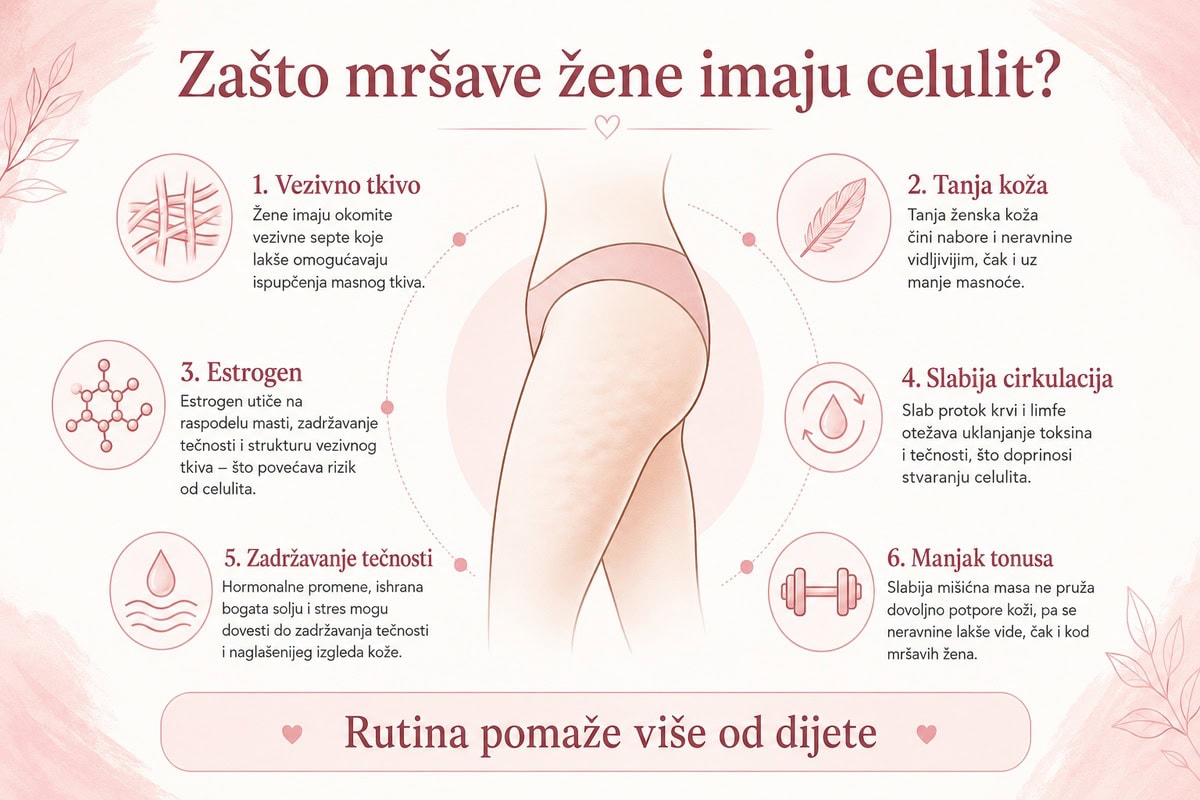 celulit kod mršavih žena