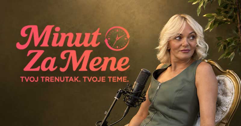 Milica Ašćerić voditeljka Minut za mene podcasta